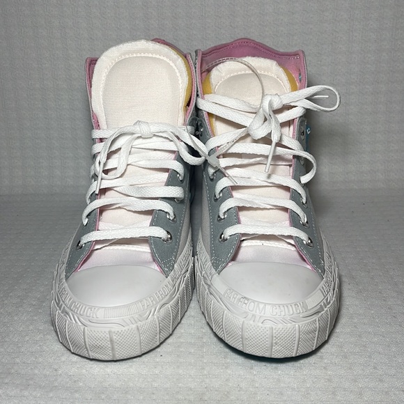 ⚓️Converse Chuck Taylor All Star High 'Marbled Patch' A00415C Women’s 12.5 - Picture 4 of 8